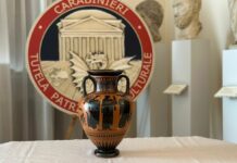 Recuperata un’anfora attica, Venturini “Arricchirà il patrimonio archeologico”