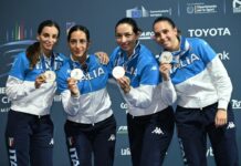 Italia argento mondiale nella spada donne a squadre