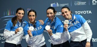 Italia argento mondiale nella spada donne a squadre