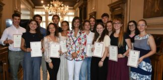 La presidente del Consiglio comunale Damiano premia a Ca’ Farsetti i “centini”