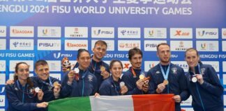 Trionfo della squadra di sciabola maschile alle Universiadi