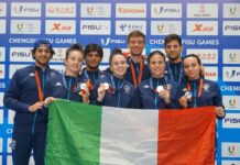 Alle Universiadi fiorettiste d’argento, spadisti di bronzo
