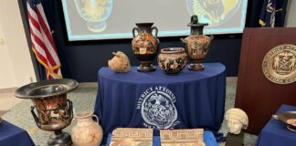 Tornano in Italia dagli Usa 266 reperti archeologici