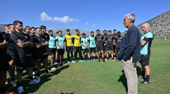 Primo allenamento per il Palermo nel nuovo centro sportivo di Torretta