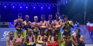 Taekwondo, l’Italia vince Mondiali Beach e Demonstration Team