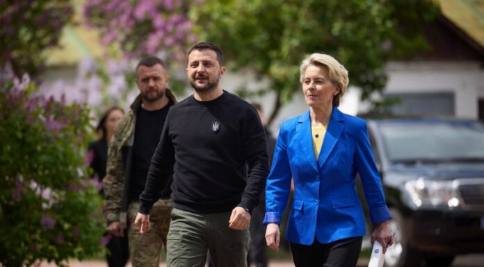 Ue-Ucraina, von der Leyen “Incontro produttivo con Zelensky ad Atene”
