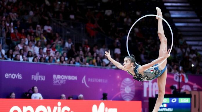 Mondiali di ritmica, doppio argento per Sofia Raffaelli