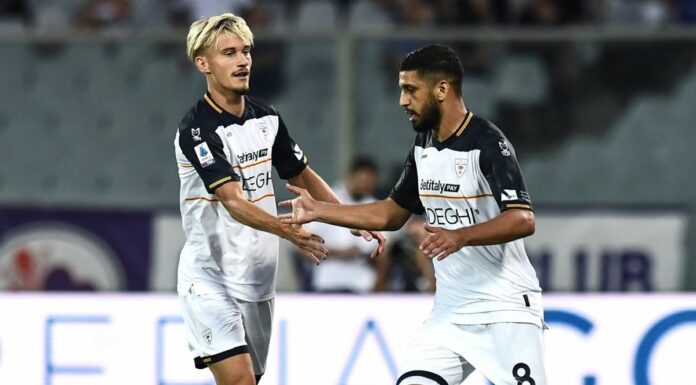 Il Lecce rimonta due gol, fermata sul 2-2 la Fiorentina