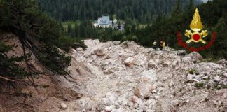 Frana a Cortina d’Ampezzo, evacuate 70 persone