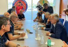 Incendi, Curcio in Calabria “Seguiamo la sperimentazione dei droni”