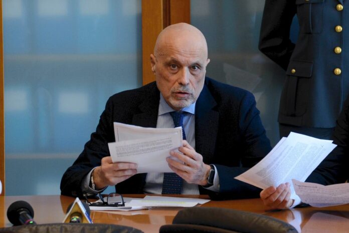 Milano - Conferenza Stampa del procuratore generale Marcello Viola su Operazione della Finanza sulle cooperative false