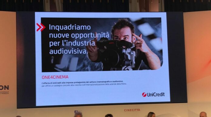 Mostra di Venezia, Unicredit al fianco dell’industria cinematografica