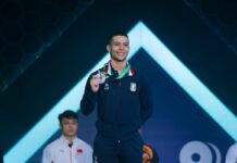 Pesi: Sergio Massidda vice campione del mondo a Riyadh