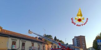 Corsico, incendio in un ristorante. Intervengono i Vigili del Fuoco