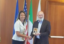 Bonaccini riceve la nuova Console generale degli Stati Uniti a Firenze