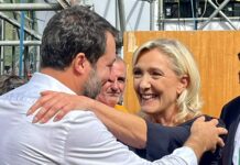 Salvini “Le Pen a Pontida non è un problema per il Governo”