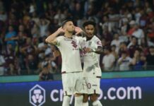 Radonjic scatenato, tris Torino contro la Salernitana