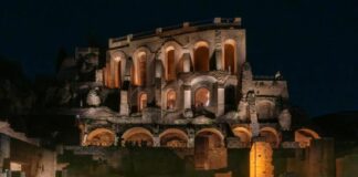 Acea illumina la Domus di Tiberio, riaperta dopo 50 anni