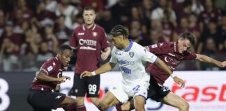 Cabral replica a Romagnoli, 1-1 fra Salernitana e Frosinone