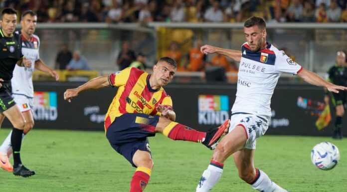 Il Lecce continua a sognare, Oudin stende il Genoa