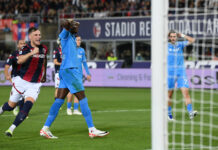 Osimhen sbaglia il rigore, al Dall’Ara Bologna-Napoli 0-0