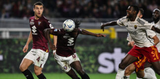 Zapata replica a Lukaku, finisce 1-1 Torino-Roma