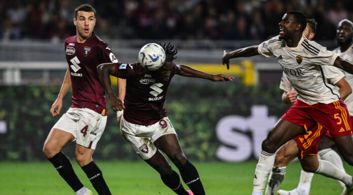 Zapata replica a Lukaku, finisce 1-1 Torino-Roma