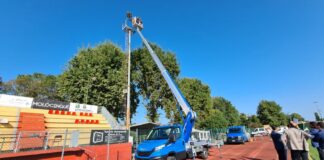 Venezia, il vicesindaco visita il cantiere del centro sportivo Marghera Calcio