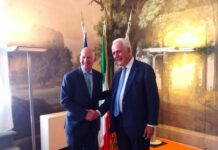 Giani riceve il nuovo ambasciatore degli Stati Uniti Jack Markell