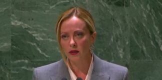 Meloni “L’Onu dichiari guerra globale ai trafficanti di esseri umani” VIDEO