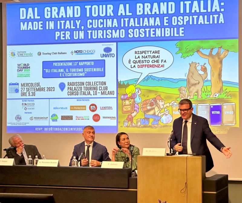 Presentato il rapporto “Gli italiani, il turismo sostenibile e l’ecoturismo”
