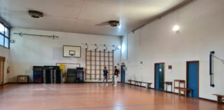 Sopralluogo del vicesindaco Tomaello alla palestra Manin alla Gazzera