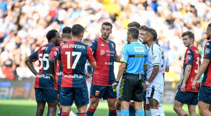 Pareggio last minute dell’Udinese, 2-2 contro il Genoa
