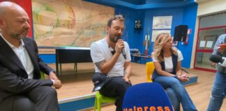 Cesare Cremonini inaugura campo sportivo della scuola “Sperone Pertini” di Palermo