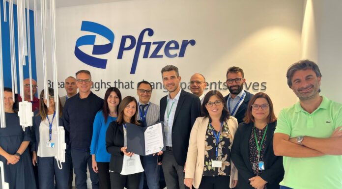 Stabilimento Pfizer di Ascoli riceve certificazione su parità di genere