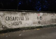 Desio, apparse scritte neofasciste. Roggiani “Tenere alta attenzione”