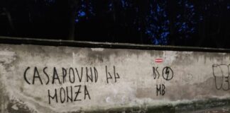 Desio, apparse scritte neofasciste. Roggiani “Tenere alta attenzione”