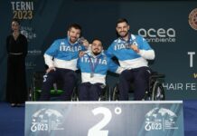 Ai Mondiali paralimpici sciabolatori azzurri d’argento
