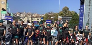 Mazzali in bici a Bergamo avvia il video-racconto “Lombardia Express”
