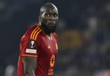Cagliari-Roma 1-4: doppietta di Lukaku, infortunio per Dybala