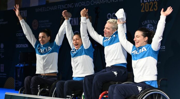 Fiorettiste d’argento, 12 medaglie Italia ai Mondiali paralimpici