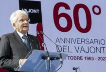 Vajont, Mattarella “Coltivare la memoria compito della Repubblica”
