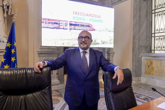 Roma - Presentazione del Treno Frecciarossa 1000 Roma Pompei