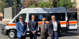 Policlinico di Palermo, consegnata l’ambulanza donata da Enav