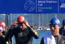 Nicola Azzano 17° a Tongyeong nella World Cup Triathlon