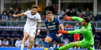 Verona-Napoli 1-3 con doppietta di Kvaratskhelia