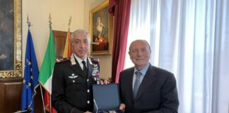Schifani riceve il generale Spina, neo Comandante dei Carabinieri Sicilia