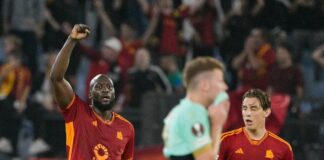 Roma-Slavia Praga 2-0, decidono Bove e Lukaku