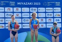 Oro Seregni nella World Cup di triathlon a Miyazaki