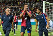 Rimonta Cagliari, 4-3 al Frosinone con super Pavoletti